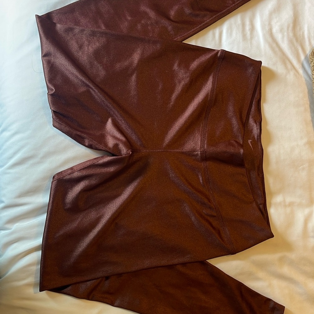 Metallic Nike Dri-fit leggings